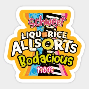 Candy Store Liquorice Allsorts Sticker